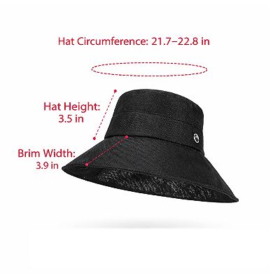 Women Wide Brim Bucket Hat Classic Solid Sun Hat Lightweight Casual Everyday Hat