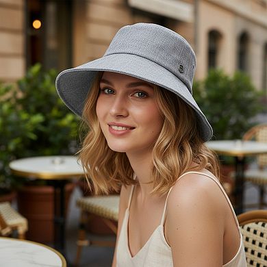 Women Wide Brim Bucket Hat Classic Solid Sun Hat Lightweight Casual Everyday Hat