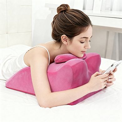 Memory pillow, for sitting back and lying down, multi-functional bed pillow