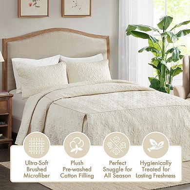 Quilted Bedspread Set Queen Size