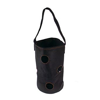 Hanging Strawberry Planter Bag - 7 Hole Air Pruning, Mold Resistant Black Fabric - For Balconies