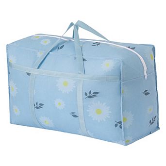 Flower Clothes Storage, Foldable Storage Bags, Moving Bags for Organizing Bedroom, Clothing