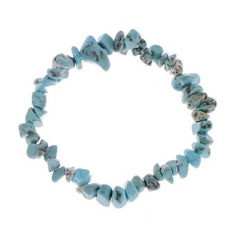 Natural Stone Chip Bracelet Irregular Gemstone Healing Crystal Quartz Bohemia Stretch Bead Bracelets