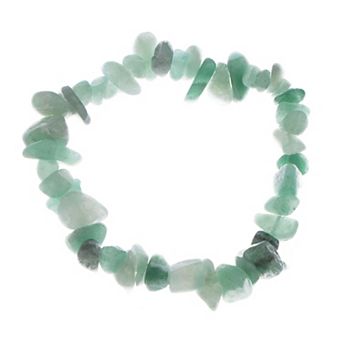 Natural Stone Chip Bracelet Irregular Gemstone Healing Crystal Quartz Bohemia Stretch Bead Bracelets
