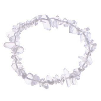 Natural Stone Chip Bracelet Irregular Gemstone Healing Crystal Quartz Bohemia Stretch Bead Bracelets