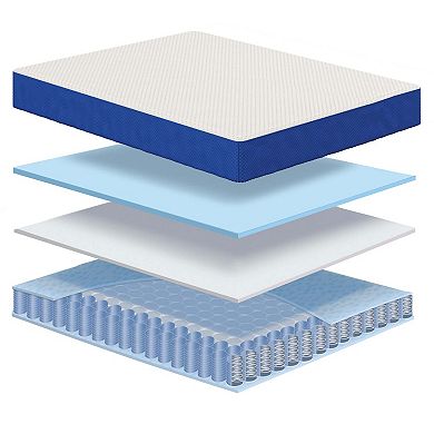 Nautica Refresh 8" Hybrid Mattress-Quiet Pocket Coils, Medium-Firm-Air Flow Foam-Edge Support