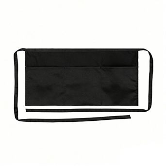 Cotton Waist Apron with Pockets Half Apron Utility Server Apron for Cooking Serving Craft Work