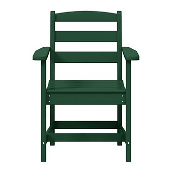 Outdoor HDPE Patio Classic Dining Arm Chair