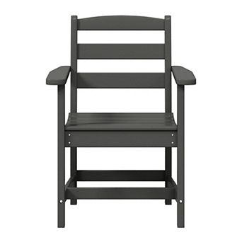 Outdoor HDPE Patio Classic Dining Arm Chair