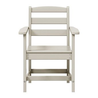 Outdoor HDPE Patio Classic Dining Arm Chair