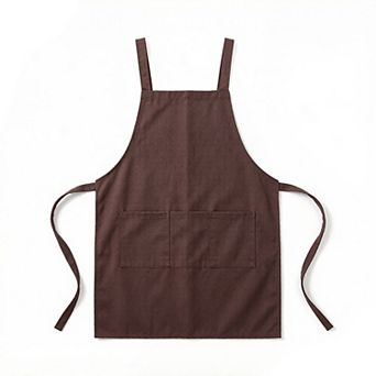 Adjustable Kitchen Apron with Front Pockets Durable Cooking Apron for Baking Cleaning Gardening