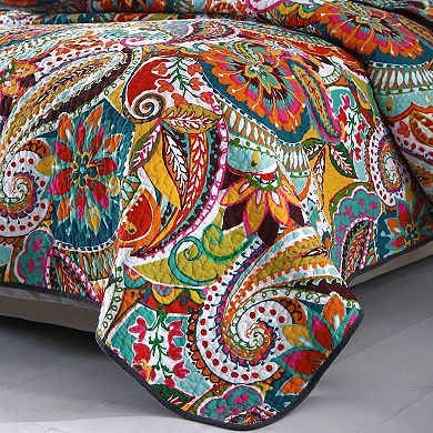 Extra-large Cotton Bohemian Print Bedspread