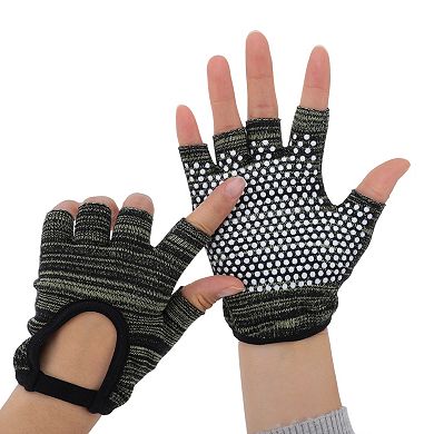 Non-slip Fingerless Yoga Gloves One Size 1Pair
