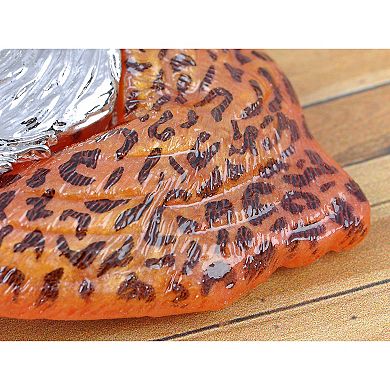 Crystal Elements Orange Wild Bobcat School Mascot Fashion Pin Brooch