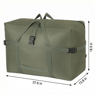 1 Pack Clothes Storage, Oxford Storage Bag, Moving Bag for Organizing Bedroom, Storage with Handles
