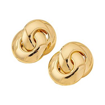 Women's Twisted Knot Statement Earrings