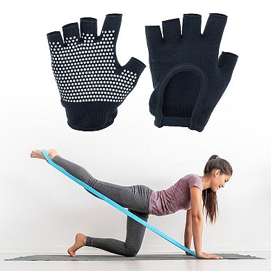 Fingerless Yoga Gloves One Size 1Pair