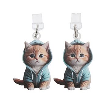 Cat Pendants Dust Plug Charm for Lightning 2 pc