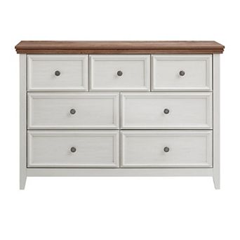 Pnronnc 7 Drawers Dresser Modern 7 Drawer Chest of Drawers Farmhouse Wooden Cabinet