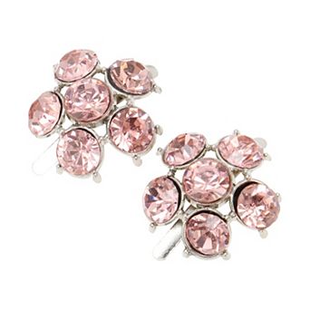 Floral Pin Back Shoe Accessories 2 pc