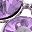 Purple Silver Tone