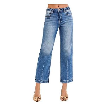 RISEN High Rise Crop Boyfriend Tapered Jeans