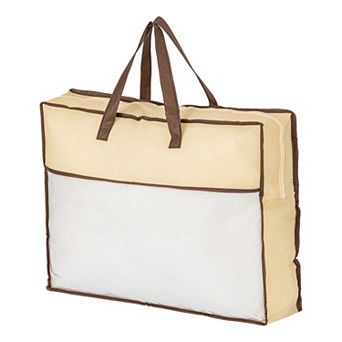 1 pc Clothes Storage, Storage Bag, Viewport Moving Bag for Organizing Clothing Storage with Handles