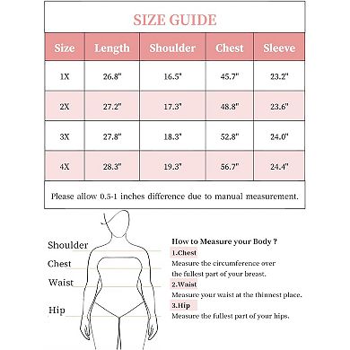 Women's Plus Size Tops Ribbed Knit Contrast Color Front Button Crew Neck Long Sleeve Blouses Top