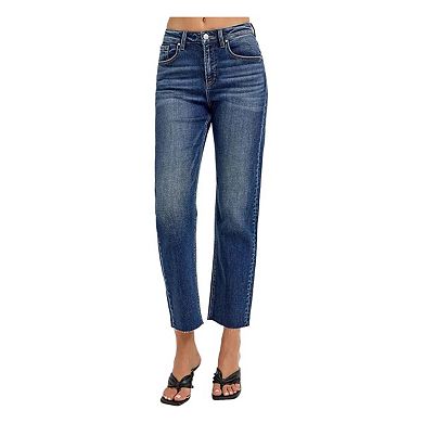 RISEN High Rise Slim Barrel Jeans