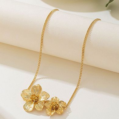 Women's Floral Pendant Necklace