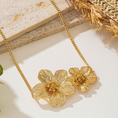 Women's Floral Pendant Necklace