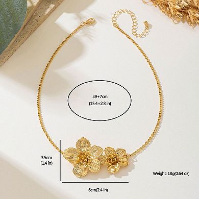 Women's Floral Pendant Necklace