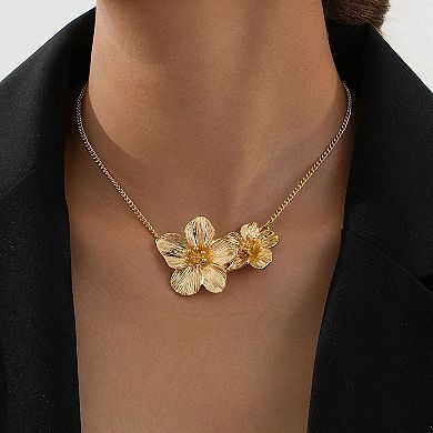 Women's Floral Pendant Necklace