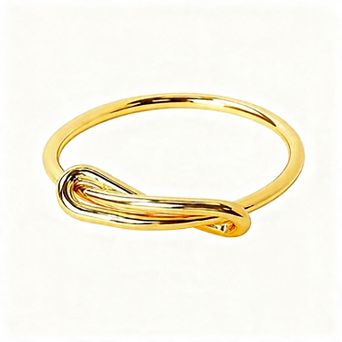 Napkin Rings Set of 12 Infinity Knot Gold Metal Holder for Wedding Dinner Party