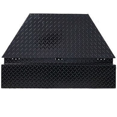 39 in Aluminum Underbody Truck Tool Box Heavy Duty Trailer RV Storage Box Lockable Waterproof