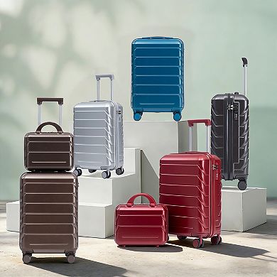 2 pcs/set in ABS Spinner Wheel Luggage, with Combination Lock