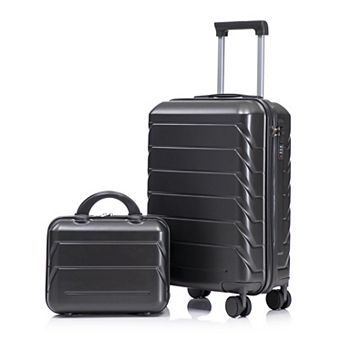 2 pcs/set in ABS Spinner Wheel Luggage, with Combination Lock