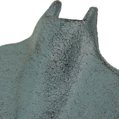 Set of 3 Stingray Wall Hooks - 6.25" - Blue, Gray, White - Coastal Decor