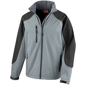 WORK-GUARD by Result Mens Ice Fell Hooded Soft Shell Jacket