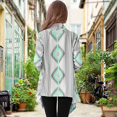 Women’s Open Front Long Sleeve Cardigan