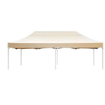 Heavy Duty Pop Up Canopy, Carport Canopy with UV Protection, Waterproof Fabric, Adjustable Heights