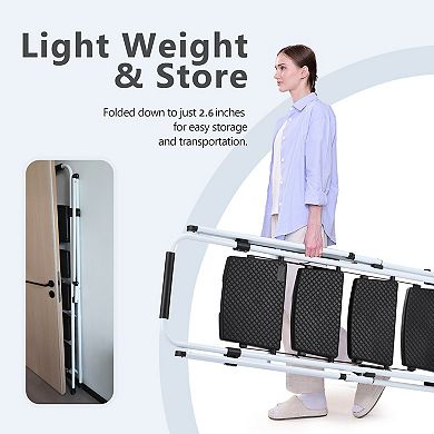 Four step ladder, lightweight folding step,multi-purpose tool