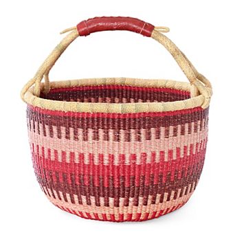 Patterned Bolga Basket