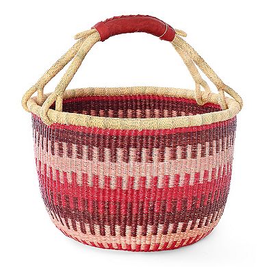 Patterned Bolga Basket