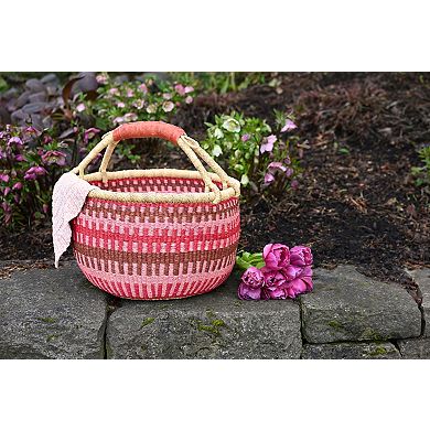 Patterned Bolga Basket