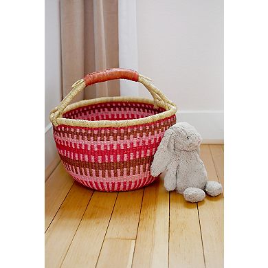 Patterned Bolga Basket