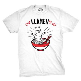 Mens Llamen Funny Llama T Shirt Hilarious Gift for Foodie Hilarious Sayings