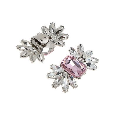 Floral with Detachable Clip Shoe Accessories 2 Pcs