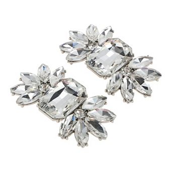 Floral with Detachable Clip Shoe Accessories 2 pc