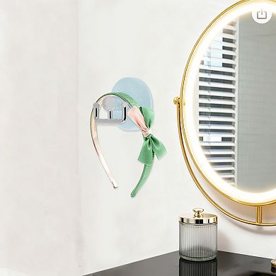 Suction Cup Double-End Headband Holder Organizer 2 Pcs